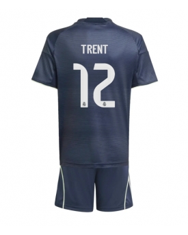 Real Madrid Alexander-Arnold #12 Maglia Gara Trasferta Repliche 2025-26 Bambino Maniche Corte